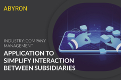 Application to simplify interaction between subsidiaries